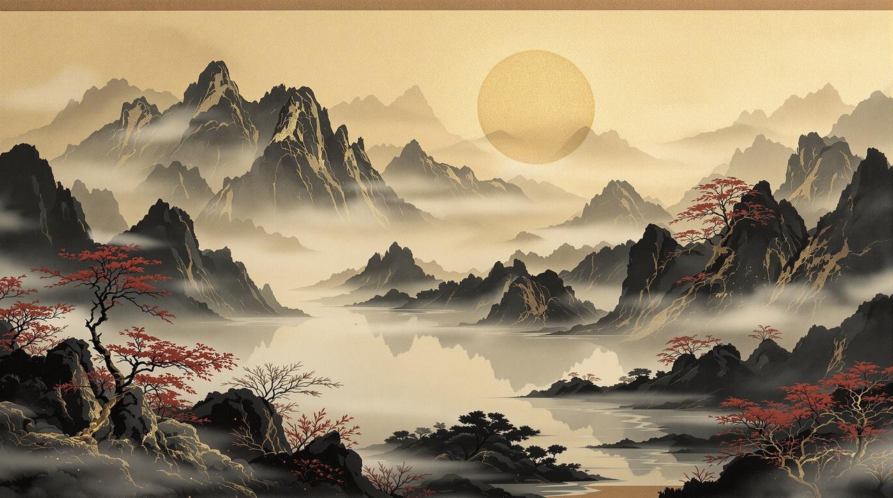 午夜视频-水墨丹青-作品海报